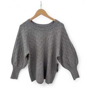 NEW Vince Camuto Gray Textured Women's Sweater (NWT)
